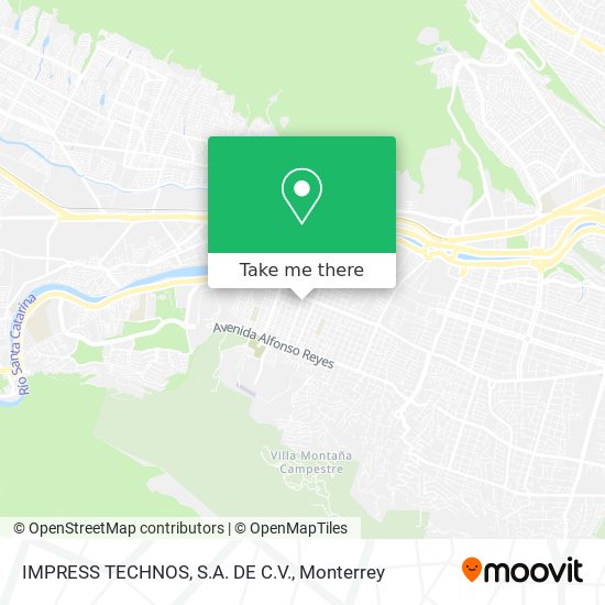IMPRESS TECHNOS, S.A. DE C.V. map