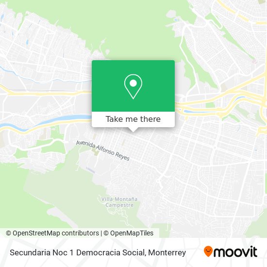 Secundaria Noc 1 Democracia Social map