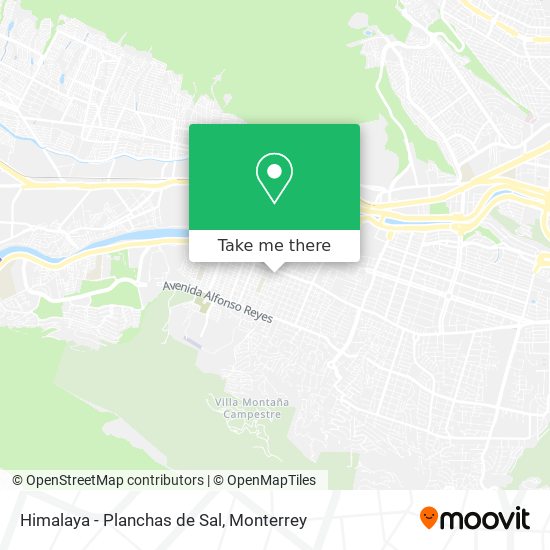 Himalaya - Planchas de Sal map