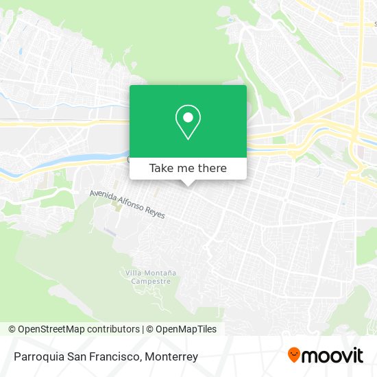 Parroquia San Francisco map