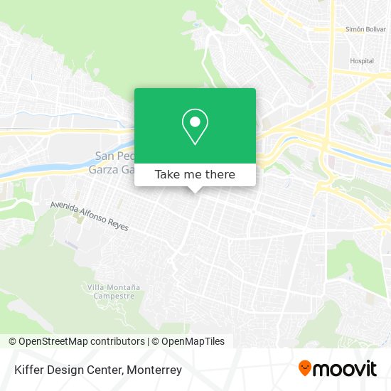 Kiffer Design Center map