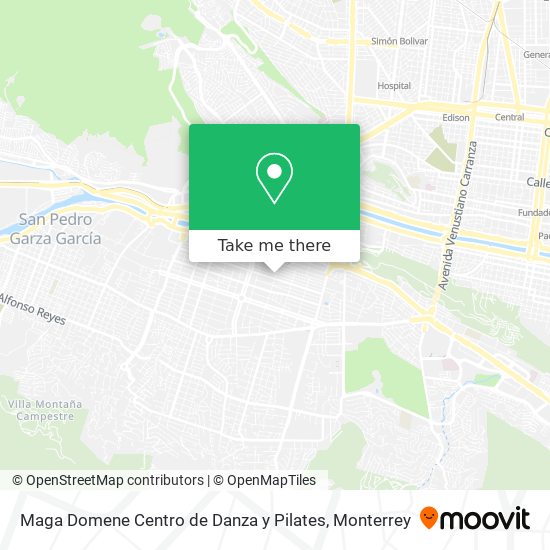 Maga Domene Centro de Danza y Pilates map