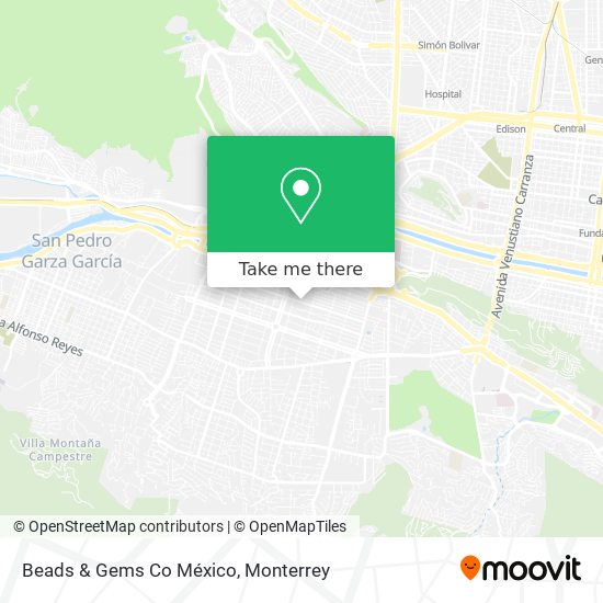 Beads & Gems Co México map