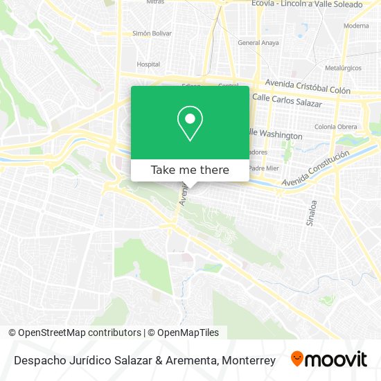 Despacho Jurídico Salazar & Arementa map