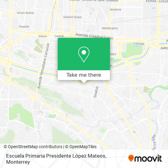 Escuela Primaria Presidente López Mateos map