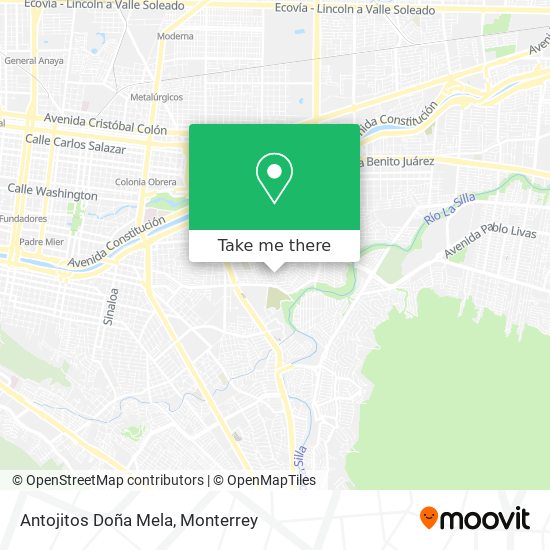 Antojitos Doña Mela map