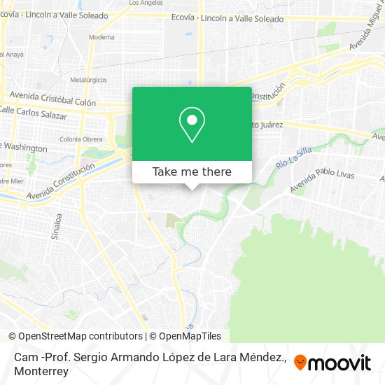 Cam -Prof. Sergio Armando López de Lara Méndez. map