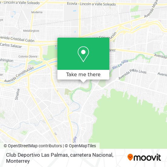 Club Deportivo Las Palmas, carretera Nacional map