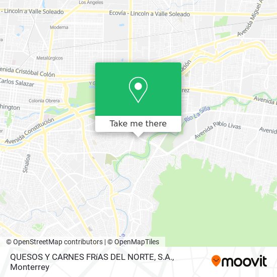 QUESOS Y CARNES FRíAS DEL NORTE, S.A. map