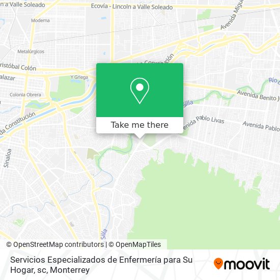 Servicios Especializados de Enfermería para Su Hogar, sc map