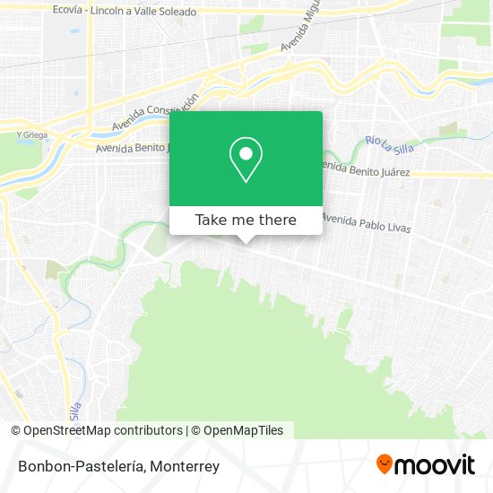Mapa de Bonbon-Pastelería