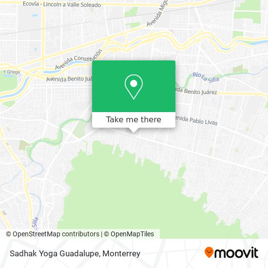 Sadhak Yoga Guadalupe map