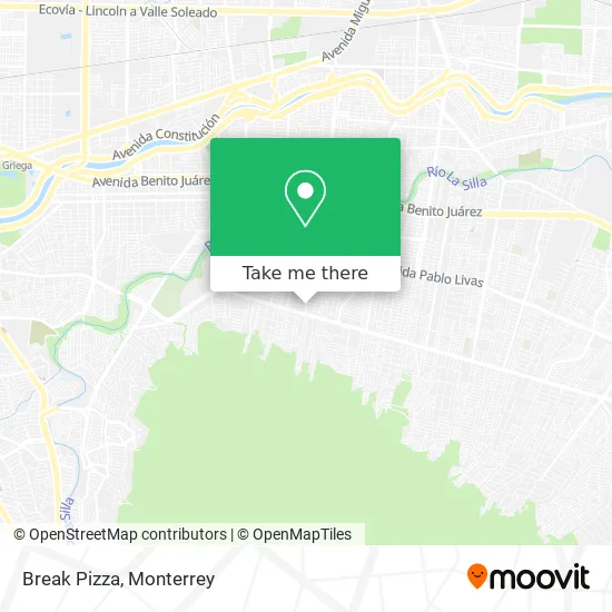 Break Pizza map