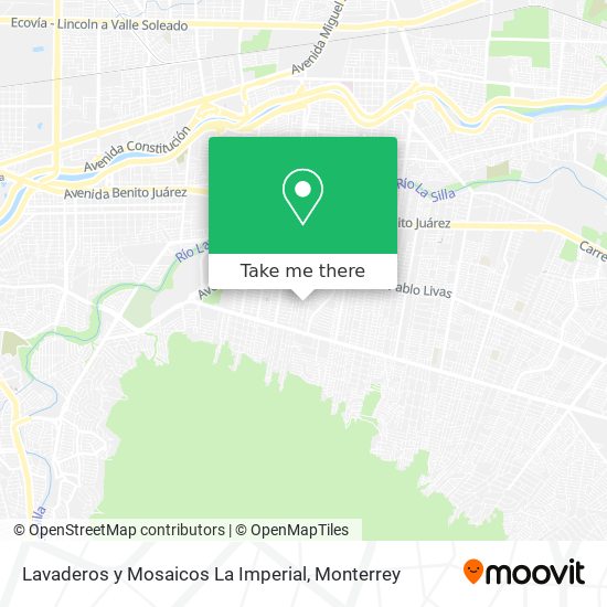 Lavaderos y Mosaicos La Imperial map