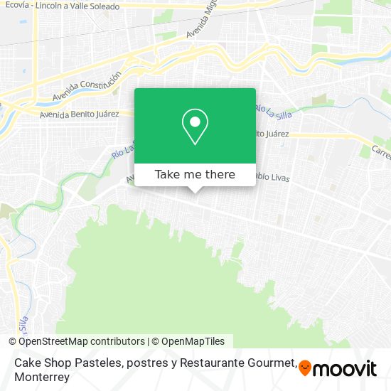 Cake Shop Pasteles, postres y Restaurante Gourmet map