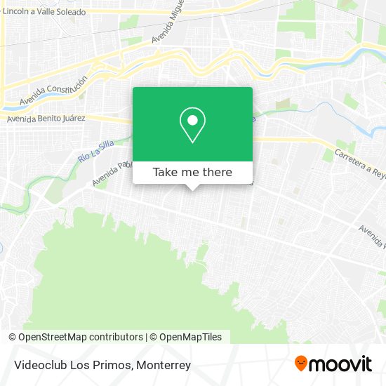 Videoclub Los Primos map