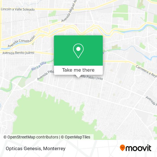 Mapa de Opticas Genesis