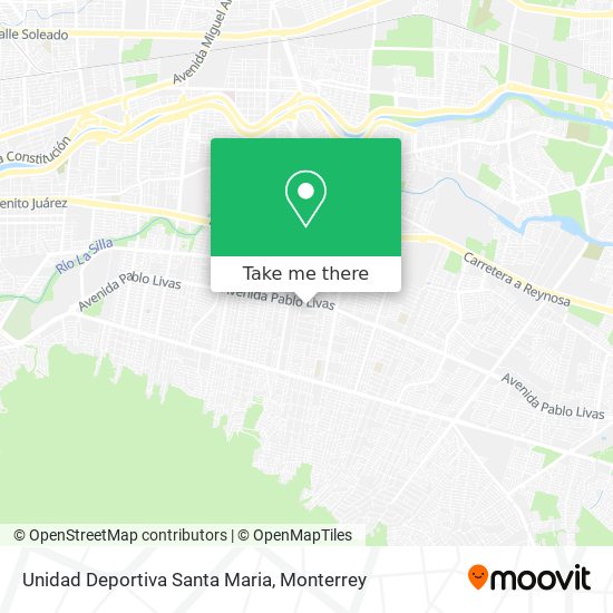 Unidad Deportiva Santa Maria map