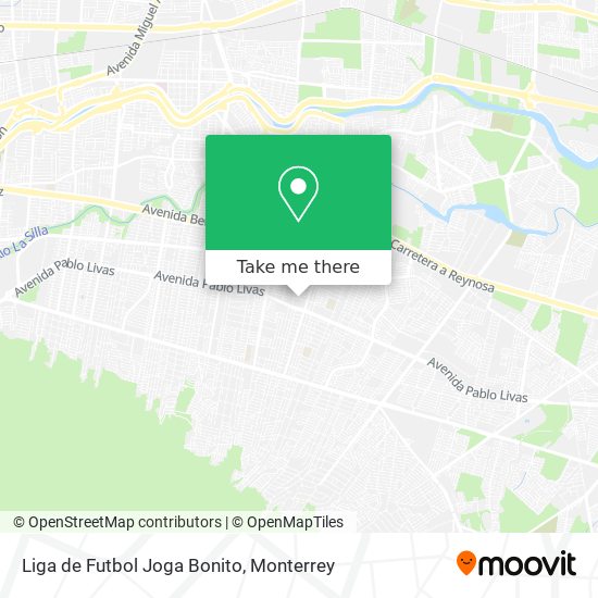 Liga de Futbol Joga Bonito map