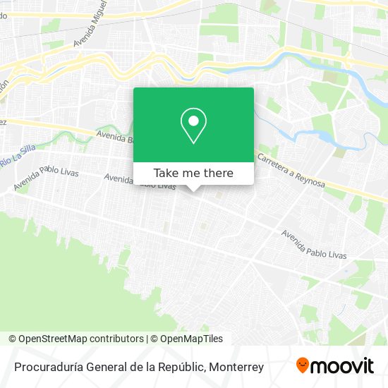 Procuraduría General de la Repúblic map
