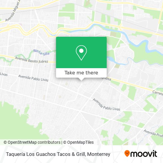 Mapa de Taquería Los Guachos Tacos & Grill