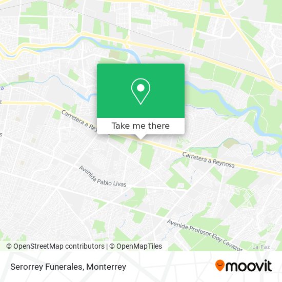 Mapa de Serorrey Funerales