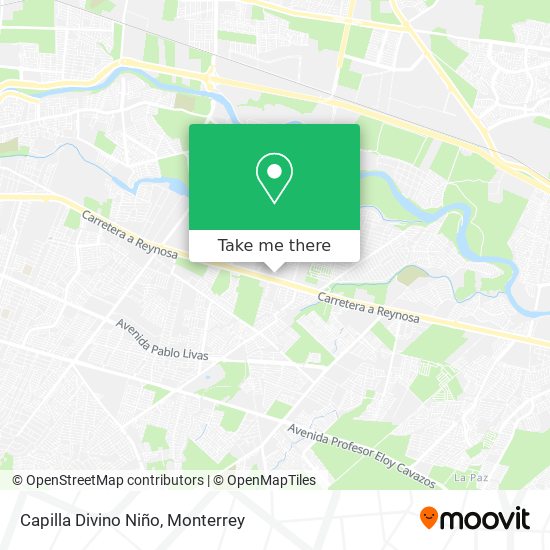 Mapa de Capilla Divino Niño