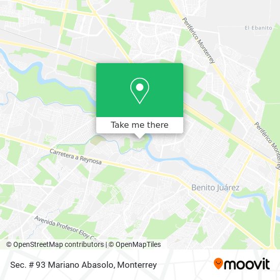 Mapa de Sec. # 93 Mariano Abasolo