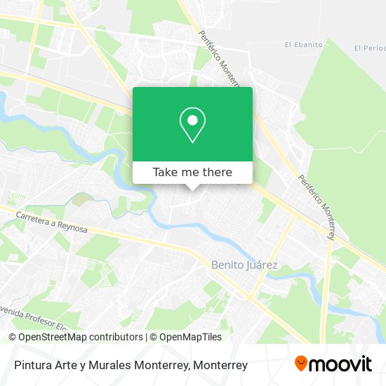 Mapa de Pintura Arte y Murales Monterrey