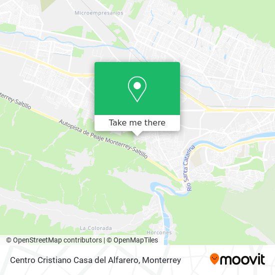 Centro Cristiano Casa del Alfarero map