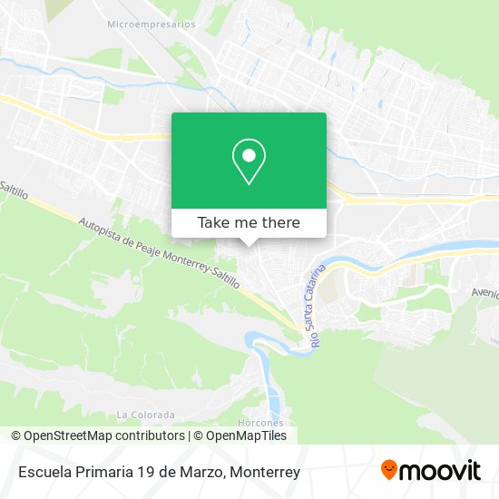 Escuela Primaria 19 de Marzo map
