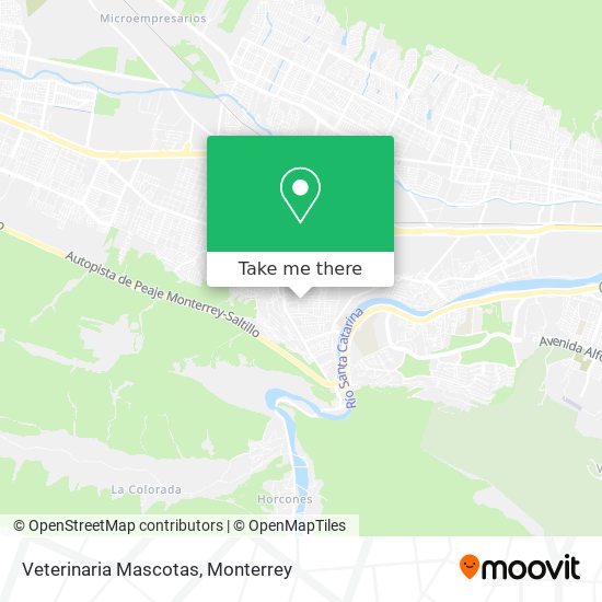 Mapa de Veterinaria Mascotas