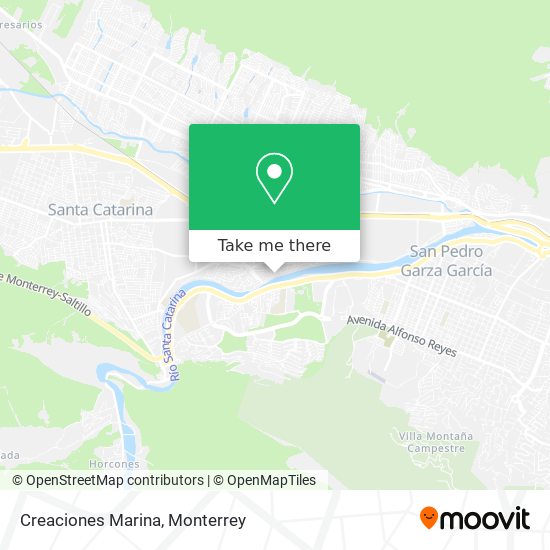 Mapa de Creaciones Marina