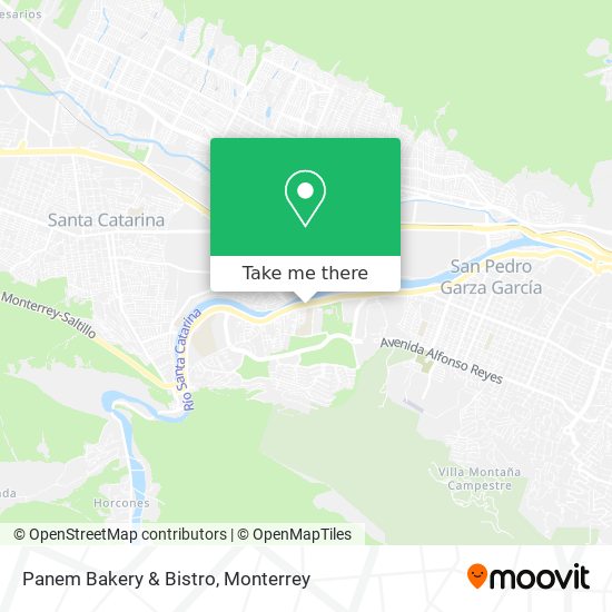 Mapa de Panem Bakery & Bistro