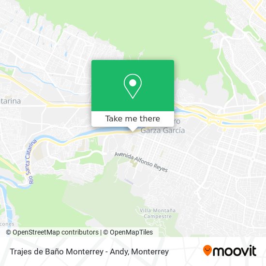 Trajes de Baño Monterrey - Andy map
