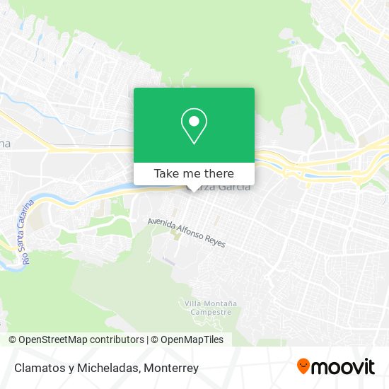 Clamatos y Micheladas map