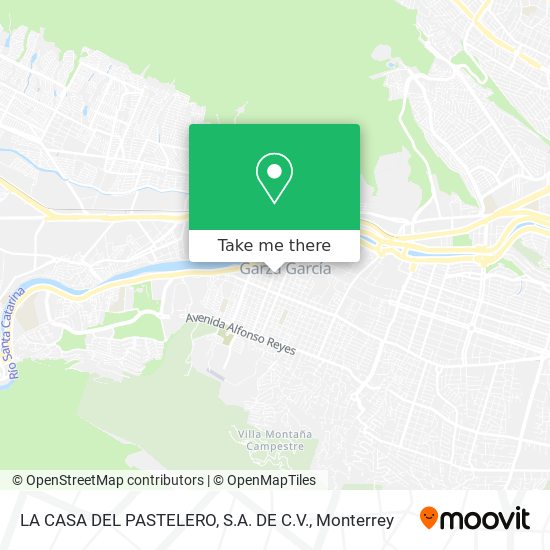 LA CASA DEL PASTELERO, S.A. DE C.V. map