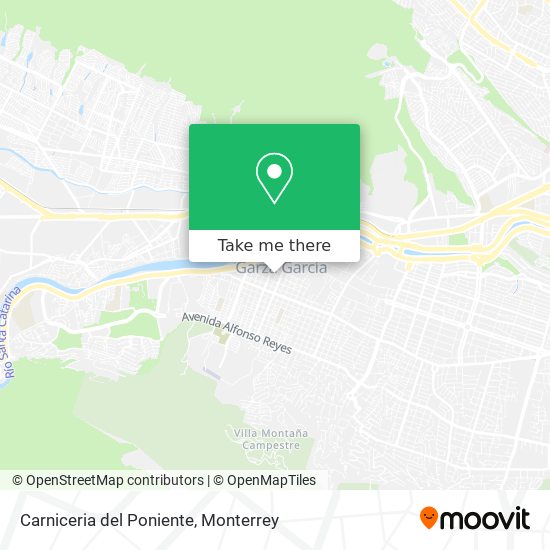 Carniceria del Poniente map