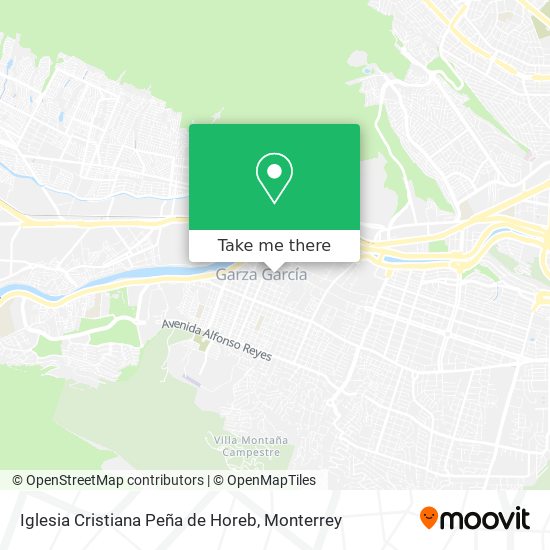 Iglesia Cristiana Peña de Horeb map