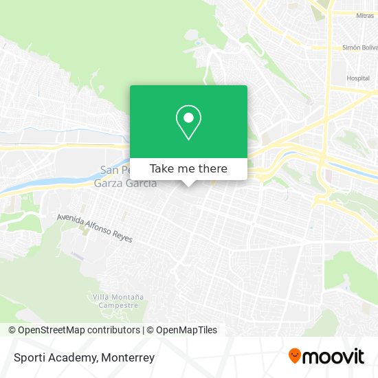 Sporti Academy map