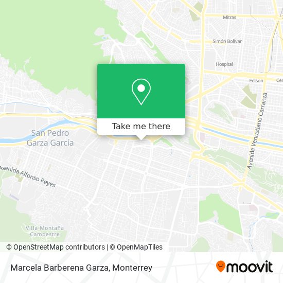Marcela Barberena Garza map