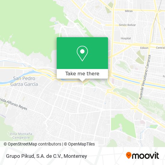 Grupo Pikud, S.A. de C.V. map
