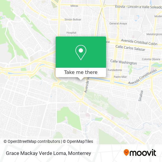 Grace Mackay Verde Loma map