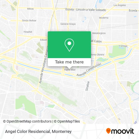 Mapa de Angel Color Residencial