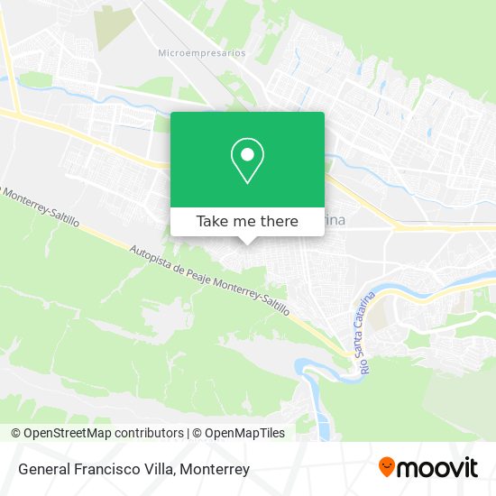 Mapa de General Francisco Villa