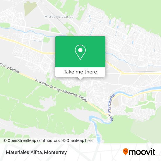 Materiales Alfita map