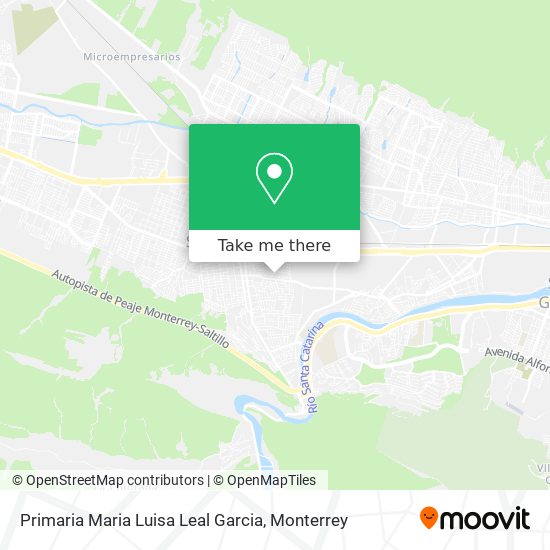 Primaria Maria Luisa Leal Garcia map