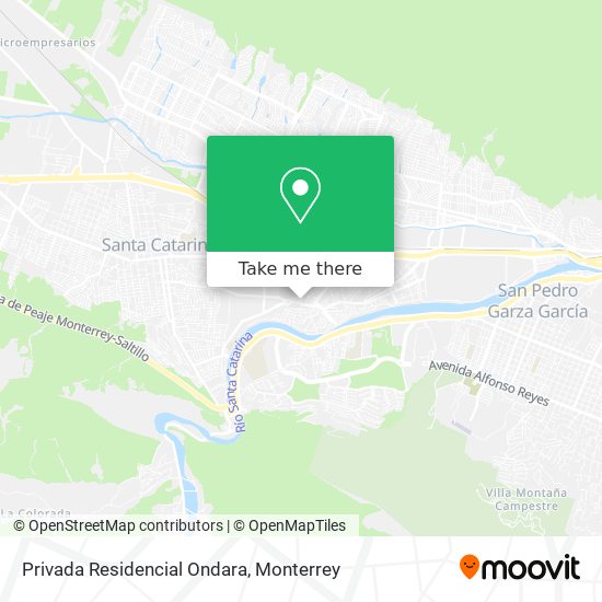 Privada Residencial Ondara map