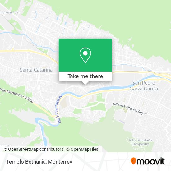 Mapa de Templo Bethania