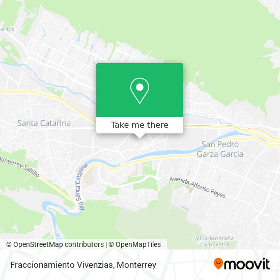 Mapa de Fraccionamiento Vivenzias